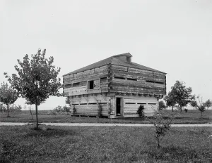 Sapling Prints: Old block-house, Bois Blanc Park, c1903. Creator: Unknown