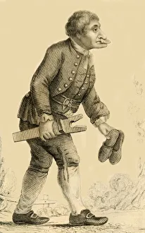 Old Boots, A well known character at Rippon in Yorkshire, 1821. Creator: Robert Cooper