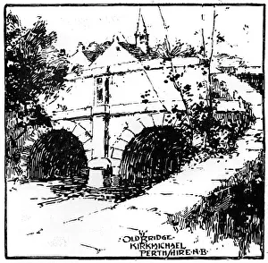 The old bridge at Kirkmichael, Perth and Kinross, Scotland, 1898. Artist: Aberbrothock
