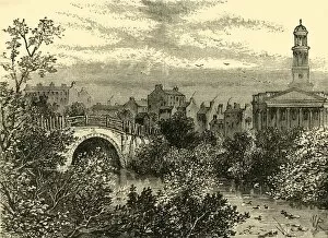Nash Collection: Old Bridge Over the Lake, Regents Park, in 1847, (c1876). Creator: Unknown