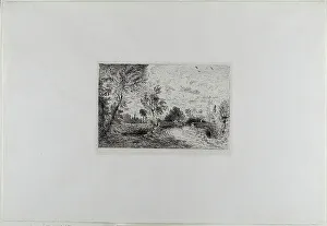 Constable John Prints: An Old Bridge at Salisbury, c. 1826. Creator: John Constable