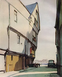 Overhanging Prints: Old Building, c1933. Artist: Harry Tittensor
