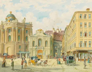 Burgtheater Collection: The old Burgtheater in Vienna, Early 1900s
