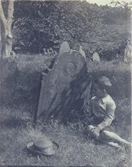 Allen Prints: Old burying ground, 1892. Creator: Frances S. Allen