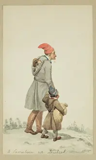 North America Prints: An Old Canadian and Child, 1815. Creator: Unknown