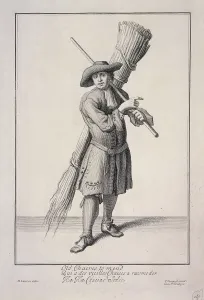 Marcellus Laroon Prints: Old Chaires to mend, Cries of London, (1688?)