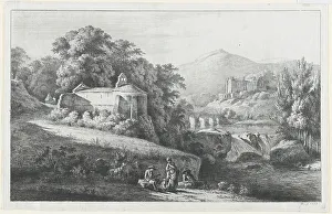 Boisseux Jean Jacques De Prints: The Old Chapel at Châtillon-d'Azergues, 1799. Creator: Jean-Jacques de Boissieu