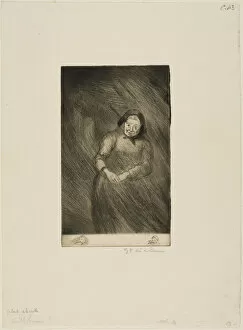 A T Steinlen Gallery: The Old Chatterer, 1902. Creator: Theophile Alexandre Steinlen