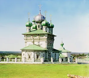 Onion Dome Prints: Old church of Saint Nicholas the Wonder Worker