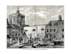 Walter Thornbury Prints: The Old Church of St. James, 1878