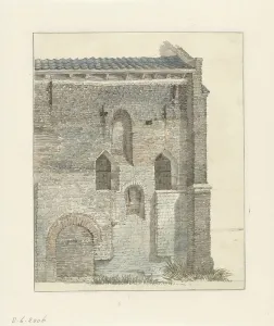 Brickwork Prints: Old Church of Vaassen, 1794-1863. Creator: Gerrit Hulseboom