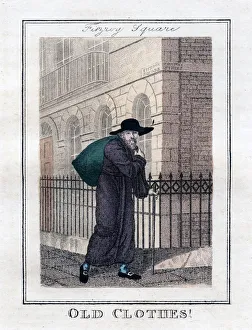 Second Hand Prints: Old Clothes!, Fitzroy Square, London, 1805