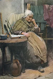 Social Realism Gallery: An Old Cornish Woman, c1880, (1906). Creator: Walter Langley