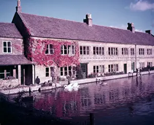 Mill Prints: Old mill and cottages at Blockley