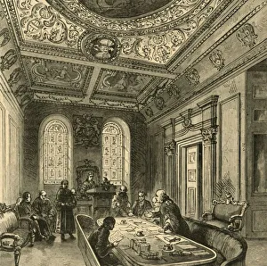Alderman Collection: The Old Court of Aldermen, Guildhall, 1897. Creator: Unknown