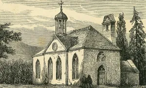 Rev Charles Bullock Prints: Old Crathie Church, Balmoral: Now The Site of the New Church, c1897. Creator: Unknown