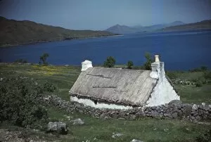Isolated Gallery: Old Crofters Cottage, near Broadford, looking North, Isle of Skye, Scotland, 20th century