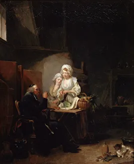 An Old Curate, late 1780s. Artist: Louis Leopold Boilly