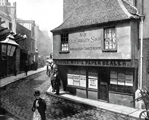 John L John Lawson Prints: Old Curiosity Shop, London, 1893. Artist: John L Stoddard