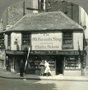 Sign Prints: The Old Curiosity Shop, London, England, c1930s. Creator: Unknown