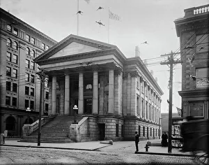 Custom House Prints: Old Custom House, Norfolk, Va. c1905. Creator: Unknown