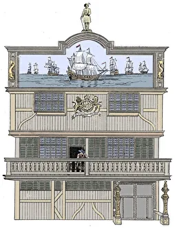 John Richard Gallery: Front of the old East India House, London, 1894