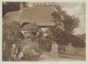 Quaint Prints: Old English cottage. From the album: Photograph album - England