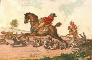 Hunting Dress Prints: Old Fashioned Sporting Pictures