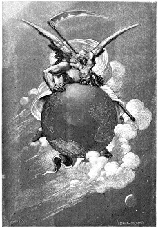 Sharpening Prints: Old Father Time Carried by Time, 1881