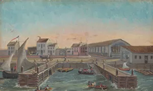 Brooklyn Collection: Old Ferry Stairs, 1870s. Creator: William P. Chappel