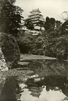 Feudalism Gallery: An Old Feudal Castle from the Moat, 1910. Creator: Herbert Ponting