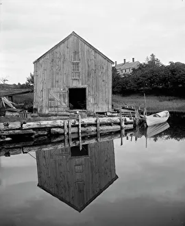 Old Fish House, Kennebunk Port (i.e. Kennebunkport), Maine, between 1900 and 1906. Creator: Unknown