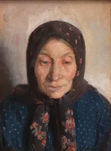 Remembering Prints: An Old Fisherman's Wife, 1874-1912. Creator: Anna Kirstine Ancher