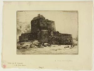 Fort Gallery: Old Fort at Ambleteuse, 1902. Creator: Donald Shaw MacLaughlan