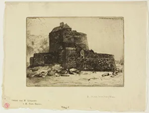 Maclaughlan Donald Shaw Prints: Old Fort at Ambleteuse, 1902. Creator: Donald Shaw MacLaughlan