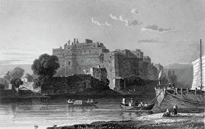 Roberts Emma Prints: An Old Fort at Nuttra, 1835. Creator: William Purser