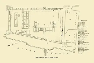 British Government In India Gallery: Old Fort William, 1756, (1925). Creator: Unknown
