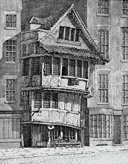 Minories Prints: The Old Fountain in the Minories, City of London, c1798 (1906)