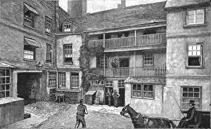 The Old Garter Inn at Windsor; recently pulled down, 1890. Creator: Unknown