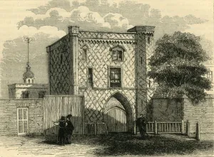 Brickwork Gallery: Old Gateway at Stepney, (c1872). Creator: Unknown