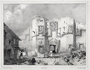 Richard Parkes Bonington British Prints: Old Gateway at Stirling, 1826. Creator: Richard Parkes Bonington (British, 1802-1828)