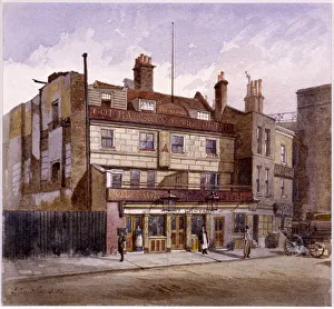Old George Inn, Trinity Square, London, 1883. Artist: John Crowther