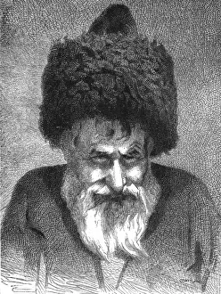 Caucasus Asia Prints: An old Gipsy of Mozdock; The Caucasus, 1875. Creator: Unknown