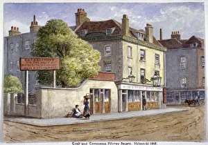 Service Industry Prints: Old Goat and Compasses Inn, Marylebone Road, London, 1868. Artist: JT Wilson