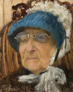 Bonnier Eva Fredrika Prints: Old Grandmother, 1886. Creator: Eva Fredrika Bonnier