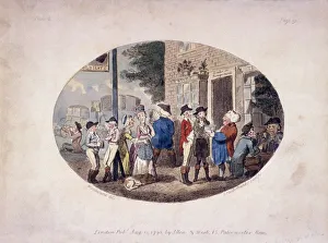 Isaac Cruikshank Prints: Old Hats Tavern, (Uxbridge, Middlesex?), 1796. Artist: Isaac Cruikshank