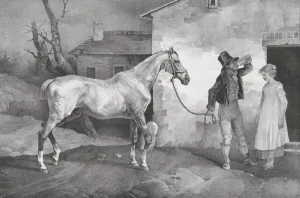 Old Horse at an Inn Door, 1822. Creator: Theodore Gericault