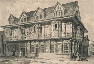 Ipswich Prints: Old house at Ipswich, Suffolk, 1915