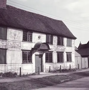 Old house showing pargetting, Newport, Essex, c1955. Creator: Arthur Charles Kirby Ware