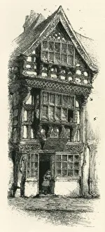 Quaint Prints: Old House at Stratford, c1870